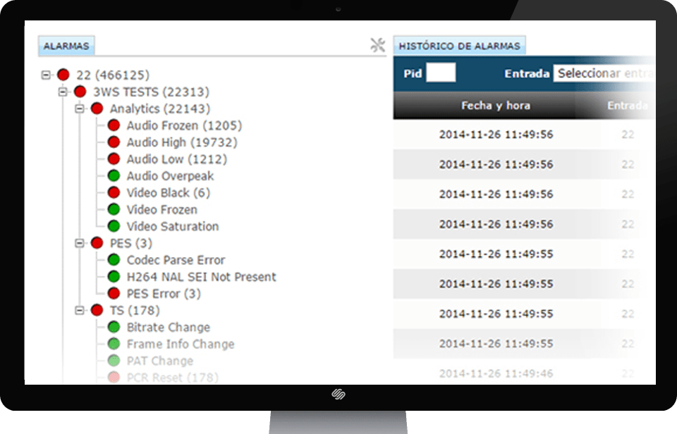 Más contexto para cada alarma. en ViDeus